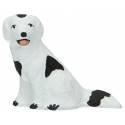 Santon Gateau 7 Cm Chien tacheté noir