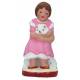 Santon Gateau 7 Cm Fillette rose