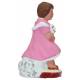 Santon Gateau 7 Cm Fillette rose