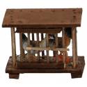 Cage en bois