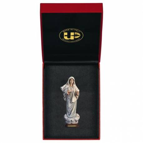 Houtsnijwerk Medjugorje 08 cm / Gekleurd / Etui 