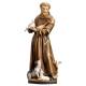 St Francois + Etui Bois Sculpté 07 Cm Couleur