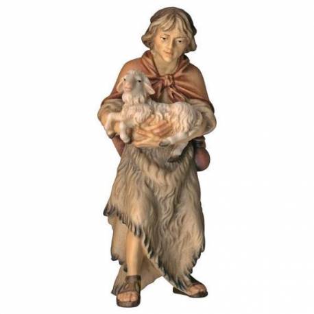 Herder Met Lammetje 10 Cm / Gekleurd 