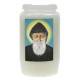 Kaars 3 Dagen / wit / H. Charbel 