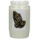 Luminaire 3J / blanc / Mains priantes
