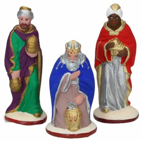 Santon Gateau 7 cm Sujets bibliques Rois Mages