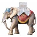 Houtsnijwerk Olifant 10 Cm / Gekleurd 