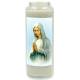 Neuvaine en verre / blanc / Vierge priante
