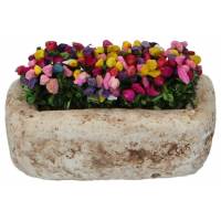 Décor pour santons de Provence Jardinière multifleur