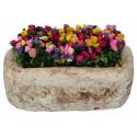 Décor pour santons de Provence Jardinière multifleur