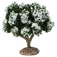 Décor pour santons de Provence Arbre blanc H 14 cm