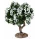 Décor pour santons de Provence Arbre blanc H 14 cm