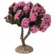 Décor pour santons de Provence Arbre rose