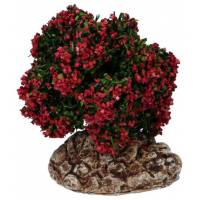 Décor pour santons de Provence Buisson rouge