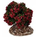 Décor pour santons de Provence Buisson rouge