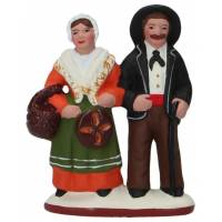 Santon Gateau 7 Cm Couple jourdan (Grasset et Grasette)