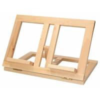 Lutrin en bois clair de 21 x 31 cm à inclinaison variable
