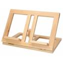 Lutrin en bois clair de 21 x 31 cm à inclinaison variable