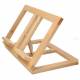 Lutrin en bois clair de 21 x 31 cm à inclinaison variable