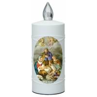 Lampe de cimetière Nativité avec 2 piles AA incluses