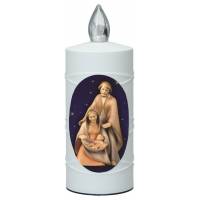 Lampe de cimetière Nativité avec 2 piles AA incluses