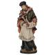 Houtsnijwerk H Johannes Nepomuk 20 cm gekleurd 
