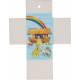 Croix murale Porcelaine 7 x 9 cm Arche de Noe en couleur
