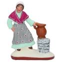 Santon Gateau 7 Cm Femme au broc