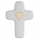 Kruis 13 x 9 cm - Alabaster verguld 