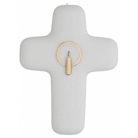 Croix 13 x 9 cm - Albâtre avec dorure