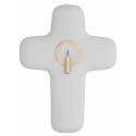 Kruis 13 x 9 cm - Alabaster verguld 