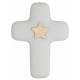 Kruis 13 x 9 cm - Alabaster verguld 