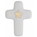 Kruis 13 x 9 cm - Alabaster verguld 