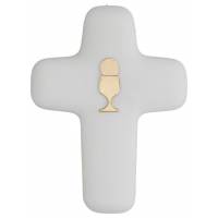 Croix 13 x 9 cm - Albâtre avec dorure