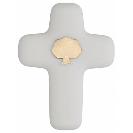Croix 13 x 9 cm - Albâtre avec dorure