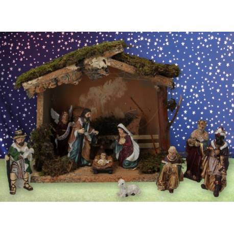 Cabane + 11 Pers 9 Cm (22x12x19cm)