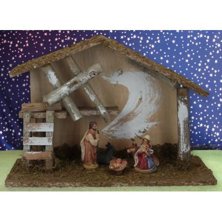 Cabane + 5 Pers 07 Cm (27,5x20x11cm)