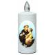 Lampe de cimetière Saint Antoine avec 2 piles AA incluses
