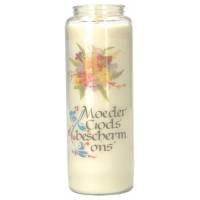 Neuvaine en verre / blanc / Moeder Gods bescherm ons