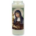 Neuvaine en verre / blanc / Ste Claire