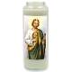 Neuvaine en verre / blanc / St Judes Thadée