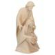 Bois Sculpte Ste Famille 19 Cm Naturel Ciré