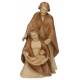 Bois Sculpte Ste Famille 30 Cm 2 Tons Bois