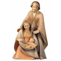 Houtsnijwerk H Familie 30 Cm Gekleurd 