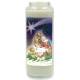 Neuvaine en verre / blanc / Noël
