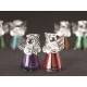 Engel 4 Cm Glas Zes kleuren Ass. 6 / Set 