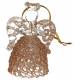 Ange 5 cm - Verre couleur bronze - 3 / Set