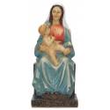 Statue 20 cm Vierge et enfant assise
