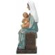 Statue 20 cm Vierge et enfant assise