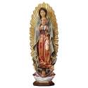 Houtsnijwerk beeld Onze Lieve Vrouw van Guadalupe 18 cm gekleurd 